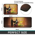 thumbnail image 3 of 3D Red Wine Kitchen Decor Rug Set of 2, Microfiber, Durable Running Rugs Washable Mats Glass Wine Decoration Indoor Floor Mat17"x48"+17"x24", 3 of 6