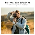 thumbnail image 2 of Filtro K&F Concept Black Diffusion 1/2 82 mm para fotografía, 2 of 6