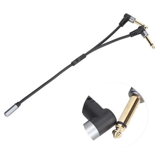 Cable Adaptador Nikou Hembra A Macho 3.5 mm A Hembra 6.35 mm Estéreo
