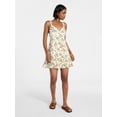 thumbnail image 2 of No Boundaries Lace Trim Cotton Mini Dress, Women's XXS-XXL, 2 of 5