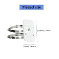 thumbnail image 2 of Stainless Steel Camera Vertical Poles Mount Bracket with 2Loops for CCTV Security Cameras PTZ Domes Steel Clasps, 2 of 3
