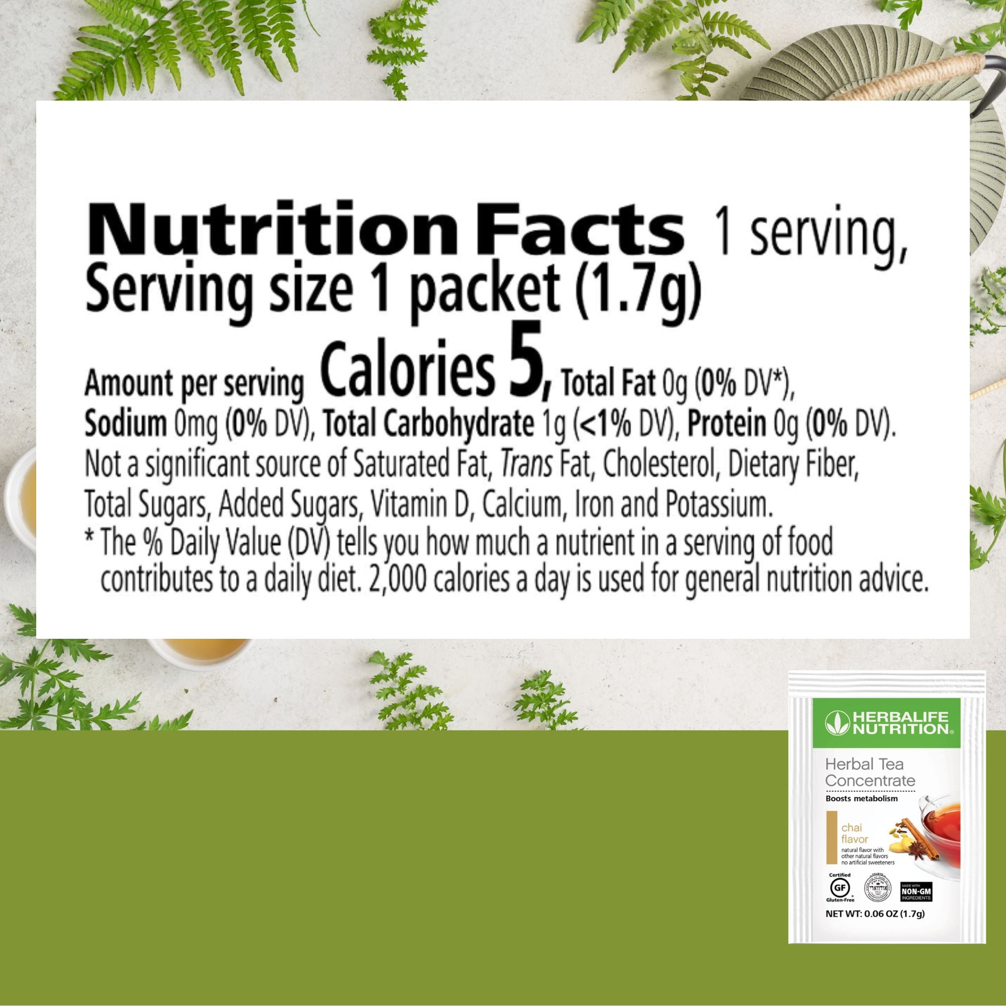 Herba life. Herbal Tea Concentrate All Flavors 25 Packets, Lemon Flavor (5 Packets), Sweet Ginger (5 Packets), Raspberry (5 Packets), Chai (5 Packets), Peach (5 Packets)