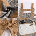 thumbnail image 4 of Women's Kitchen Aprons With Floral Princess Design, Waterproof Canvas Cooking Baking Gardening Aprons With 2 Pockets, Great Gift For Family Friends At Birthdays Housewarming, 4 of 5