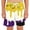 Yellow, variant on ibiyuan Boys Swim Trunks with Compression Liner Funny Ice Cream Swim Shorts Quick Dry 2 in 1 Beach Board Shorts with Pockets