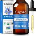 thumbnail image 1 of Aceite de semilla de borraja orgánico Cliganic para rostro puro (1 oz) - Natural sin OGM prensado en frío, 1 of 5