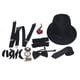 thumbnail image 5 of Conjunto De Disfraz De Anciano De Los Años 20, Kit De Vestir De Gángster Con Sombrero, Tirantes, Reloj, Pipa, Pajarita, Gafas, Para Fiestas De Baile Retro Para Niños, 5 of 7