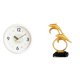 thumbnail image 1 of Reloj de pared decorativo moderno con números y figura de delfín realista para el hogar, la oficina, la sala de estudio, la entrada, el armari, 1 of 8