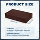 thumbnail image 2 of Funda de taburete de bar Uxcell Rectangular, Funda de asiento de taburete de barra lavable y elástica con banda elástica para silla de banco de madera y metal (Marrón, 4Pcs), 2 of 6