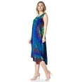 thumbnail image 3 of Sakkas Neja Women's Casual Maxi Summer Sleeveless Loose Fit Tie Dye Tank Dress - 17009-C1 - One Size Regular, 3 of 5