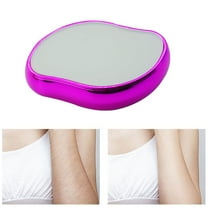 IUYYPU Painless Exfoliation Hair Removal Tool, Physical Hair Removal Epilator Crystal Hair Eraser Mini Hair Remover for Leg Arm Back Lightweight,Purple
