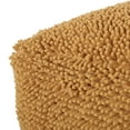 thumbnail image 4 of GDF Studio Statham Modern Microfiber Chenille Cube Pouf, Yellow, 4 of 9