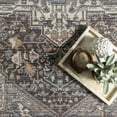thumbnail image 6 of nuLOOM Harriet Vintage Medallion Fringe Area Rug, 5' x 7' 9", Dark Gray, 6 of 9