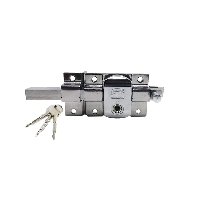 Phillips Cerradura De Barra X900 Alta Seguridad Llave De Cruz Izquierda Cromo