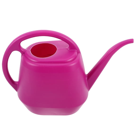 MOKKHNB Rosy Plastic Watering Can with Spout for Garden Plants and , Easy to Use Plant Waterer