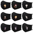 thumbnail image 1 of Mascarilla facial Anime Demons Slayers, 9 unidades por lote, algodón, unisex, 1 of 4