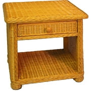 1 Drawer Nightstand-wicker
