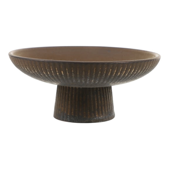 Topbathy Vintage Chocolate Porcelain Fruit Plate for Home Decor and Multipurpose Use