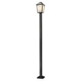 thumbnail image 2 of Z-Lite Memphis 1 Lt Outdoor Post 11x114', Bronze, Clear Seedy - 532PHBS-536P-ORB, 2 of 2