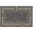 thumbnail image 2 of Bliss Rugs Bailey Transitional 2' x 3' Black and Natural Indoor Outdoor Area Rug, 2 of 8