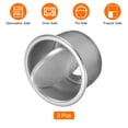 thumbnail image 3 of Uxcell 2Pcs Round Cake Pan with Removable Loose Bottom 2" Small Cheesecake Pan Anodized Aluminum Nonstick Baking Pan, 3 of 6
