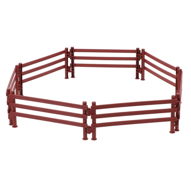 20pcs Corral Corral Panel Accesorios de la cerca de plástico Juguetes Mini decoración