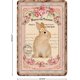 thumbnail image 2 of Letreros metálicos vintage de Pascua con diseño floral francés, decoración de primavera y Pascua, 12 x 8 pulgadas, 2 of 3