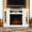 Ivory, variant on Pemberly Row Modern Convertible Media Electric Fireplace Ivory
