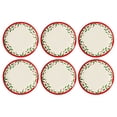 thumbnail image 2 of Lenox 893491 Ensemble de 6 Assiettes d'Accent de Vacances, 2 of 6