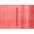 thumbnail image 1 of Ahgly Company Indoor Rectangle Abstract Red Modern Area Rugs, 2' x 4', 1 of 4