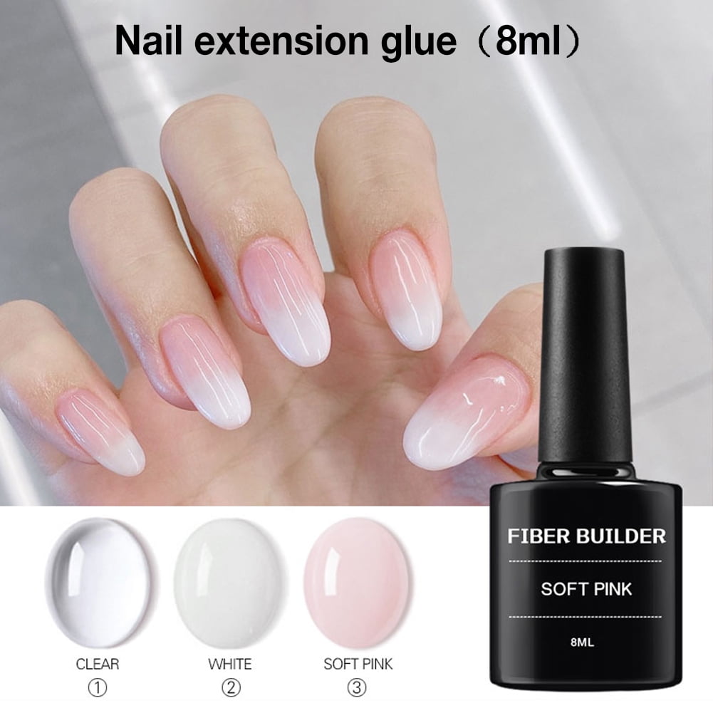 Famure Extended glue set10PCS Nonwoven Silks Nail Art Fiberglass Silk