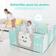 thumbnail image 5 of Parque para niños Costway Centro de Actividad 14 paneles verde, 5 of 9