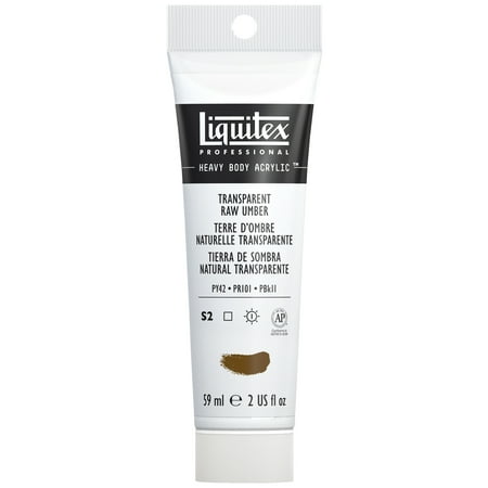 UPC: 0094376943498 | Liquitex Professional Heavy Body Acrylic Color 2 oz. Tube Transparent Raw Umber