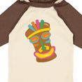 thumbnail image 4 of Inktastic Happy Tiki Face Boys or Girls Long Sleeve Baby Bodysuit, 4 of 5