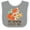Heather and White, variant on Inktastic Memaw Loves Me Fox Grandchild Boys or Girls Baby Bib