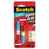 Scotch Single Use Super Glue, 1/2 Gram Tube, Gel, 2/Pack