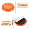 thumbnail image 3 of Deslizadores de Muebles de 20 Piezas, Almohadilla Adhesiva Redonda de 1 Pulgada para Mover Muebles, Naranja, 3 of 6