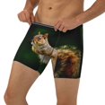 thumbnail image 3 of Salouo Squirrels Eating Peanuts On The Tree Pattern Men's Boxer Briefs, Soft & Breathable Underwear Elastic Waistband Briefs for Men,1-Pack, 3 of 7