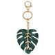 thumbnail image 2 of Llavero portátil,Llavero De Hoja De Moda Planta De Fiesta De Cumpleaños De Metal,Llaveros Llavero Suministros para fiestas de verano Regalos,Llavero lindo Llaveros dorados Anillo para 2 piezas, 2 of 8
