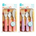 thumbnail image 6 of Munchkin® Splash™ Toddler Fork, Knife and Spoon Utensil Set, Pink/Purple, Unisex, 6 Pack, 6 of 6