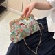 thumbnail image 5 of Nuevo bolso de mujer con cadena y clip, estilo étnico, bolso de hombro con flores, bolso de noche de moda, bolso cruzado, 5 of 5