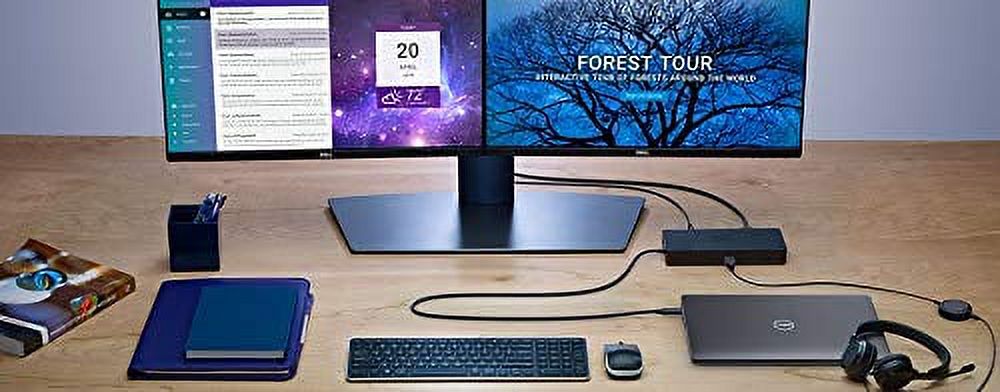 Dell Performance Dock WD19DC Docking Station with 240W Power Adapter (Provides 210W Power Delivery; 90W to Non-Dell Systems)