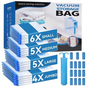 WEPSEN Vacuum Storage Bags, 20-Pack Assorted Sizes