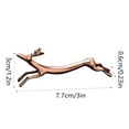Christmas Home Decor Alloy Dog Wild Deer Chopstick Frame Korean
