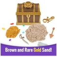 thumbnail image 4 of Kinetic Sand Treasure Hunt with 1.25lbs Brown & Rare Gold Shimmer Sand, 4 of 15
