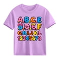 thumbnail image 4 of Camiseta Gráfica de la Temporada de la Escuela de las Niñas de los Niños de Manga Corta, Linda Impresión de la Camiseta Casual para los Niños 3-10 Años de Uso Diario, 4 of 9