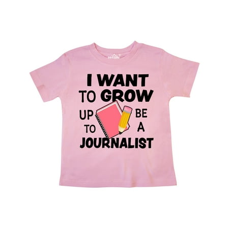 

Inktastic I Want To Grow Up To Be A Journalist Gift Toddler Boy or Toddler Girl T-Shirt
