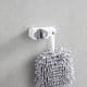 thumbnail image 5 of Montaje de pared con clip de fregona, almacenamiento que ahorra espacio, soporte de carga fuerte, colgado estable, plástico, fácil instalación en baño de cocina, blanco, gris, 2pc, 11,9x4,7x3,8cm, 5 of 6
