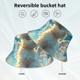 thumbnail image 3 of Vsdgher Cute Angel Winged Rabbit Print Bucket Hat for Men&Women Bucket Hat Reversible Summer Double-Side-Wear Travel Gardening, Beach, Camping, Hiking, Fishing Cap, 3 of 5