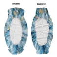 thumbnail image 6 of ZIATUBLES Universal UTV Front Seat Covers, 2-Pack Fits for Kawasaki Mule, Waterproof, Scratch-Resistant and Easy-Clean Protective Covers for Outdoor Farm Ranch (Blue Marble Print), 6 of 8