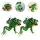 thumbnail image 5 of 2 piezas de ranas verdes decorativas, mini ranas simuladas, juguetes de ranas falsas para niños, 5 of 6